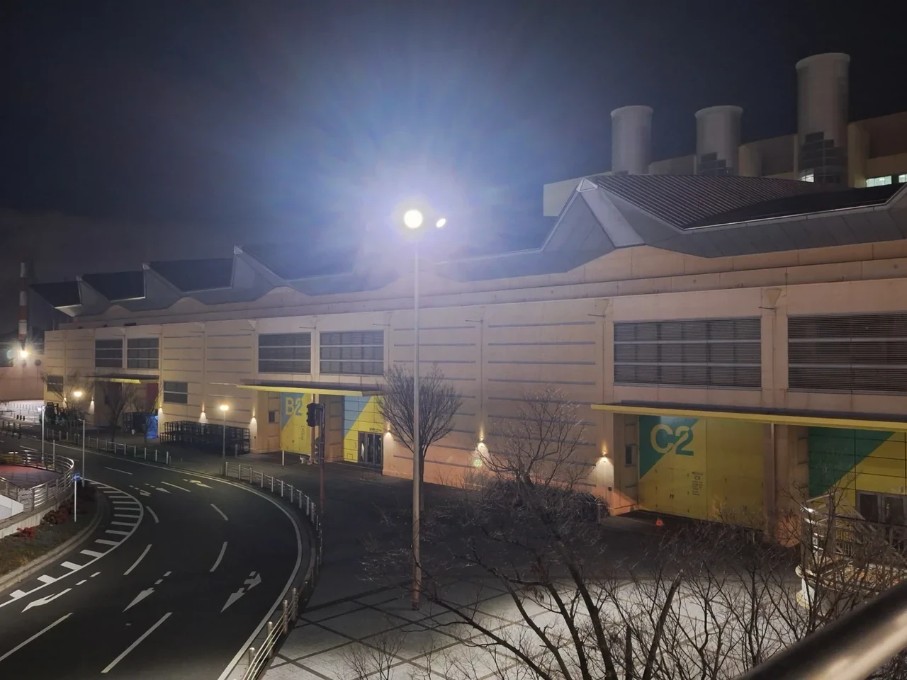 夜の会場