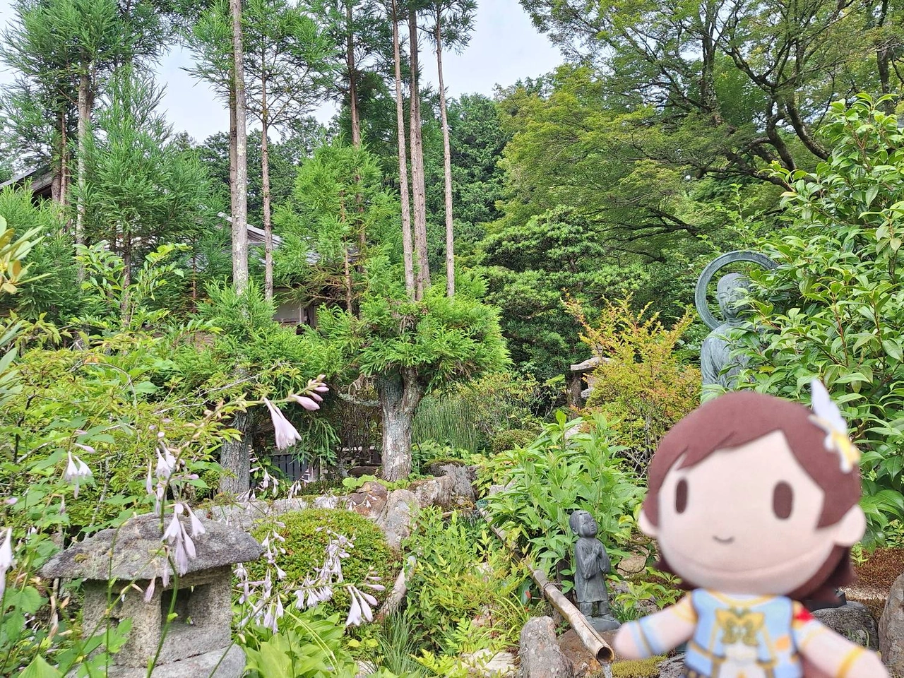 お寺の庭